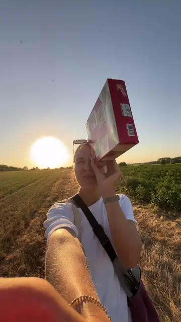 Video thumbnail for Cardboard Box Camera Obscura Captures the 2026 Solar Eclipse