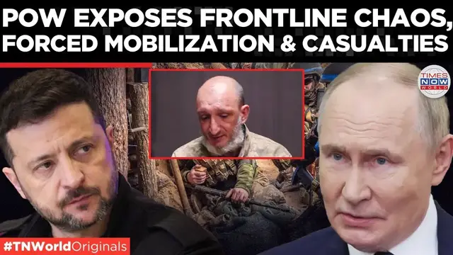 'Video thumbnail for WATCH: POW Reveals Brutal Frontline Conditions and Forced Mobilization | Times Now World'