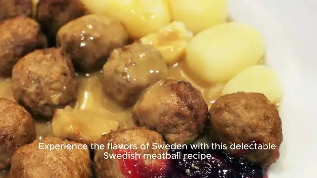 Video thumbnail for The Best Swedish Meatball Recipe