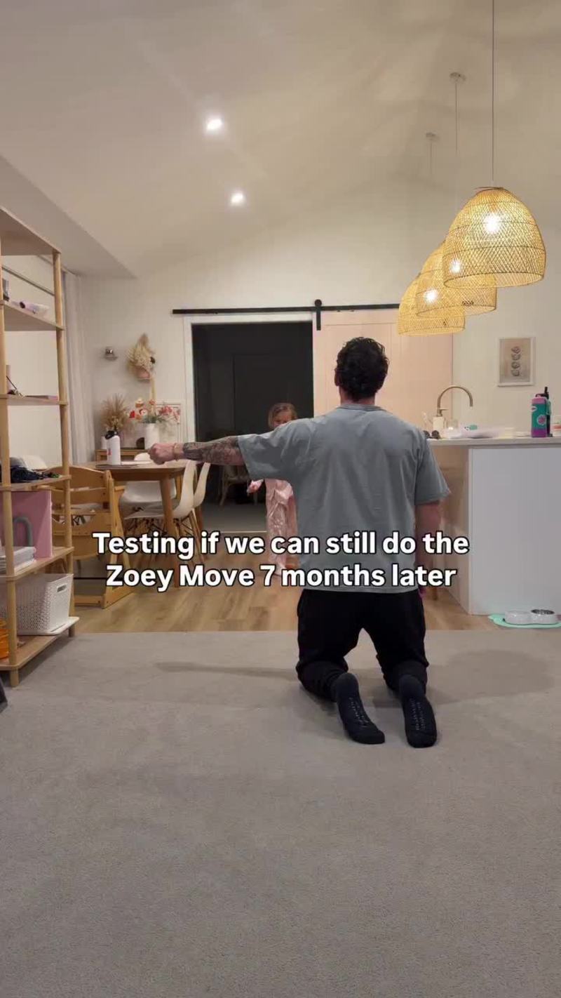 Video thumbnail for Dad and Daughter Nail the Zoey Move Seven Months Later