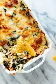 Video thumbnail for Baked Spinach and Artichoke Dip