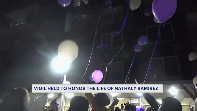 Video thumbnail for Vigil held for women allegedly pushed off 15th floor balcony, along with 8-month-old baby