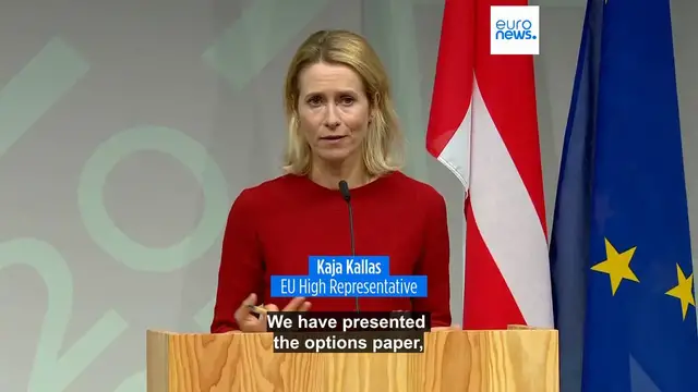'Video thumbnail for EU Member States divided over Gaza at their Copenhagen meeting'