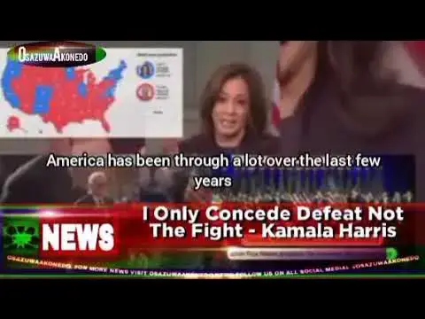 Video thumbnail for I Only Concede Defeat Not The Fight - Kamala Harris