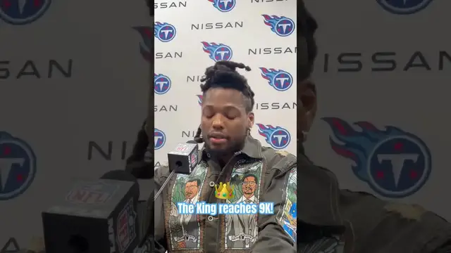 'Video thumbnail for Derrick Henry surpasses the 9K milestone! ️ #titans #shorts #titanup #tennesseetitans'
