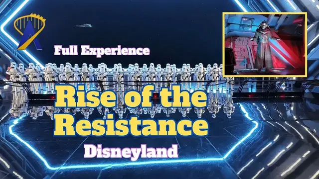 Video thumbnail for Rise of the Resistance at Disneyland