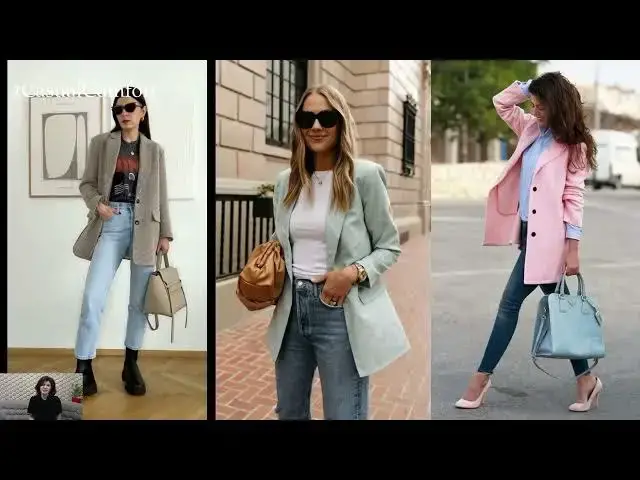 'Video thumbnail for Blazer and Jeans Outfit Ideas For Women 2025   Elevate Your Casual Chic Style'