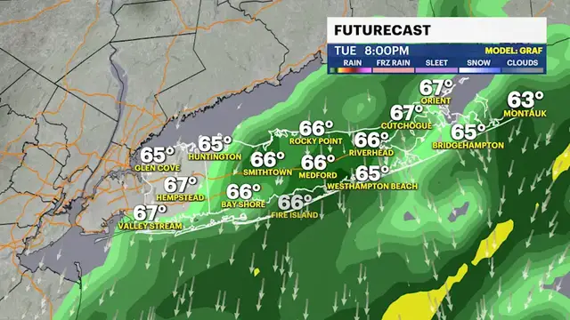 Video thumbnail for Light showers end this evening; more scattered showers arrive later this week