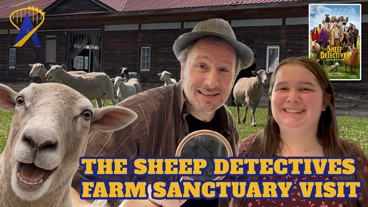 Video thumbnail for The Sheep Detectives - Farm Sanctuary Visit