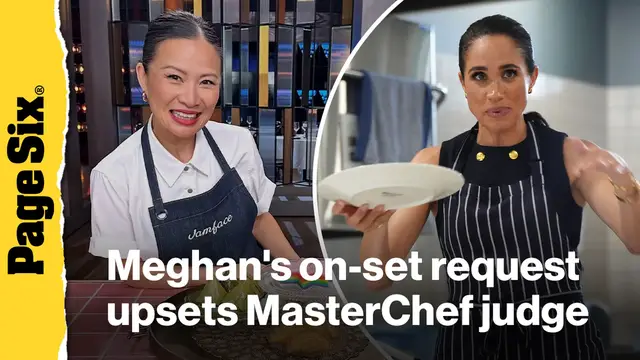 Video thumbnail for Meghan Markle's on-set request leaves beloved 'MasterChef Australia' judge 'upset'