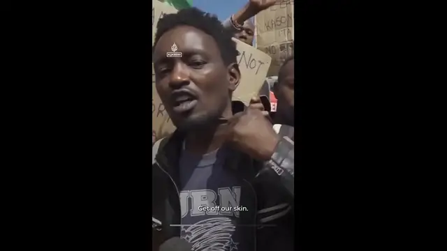 Video thumbnail for Kenyans protest Ebola quarantine centre for US citizens