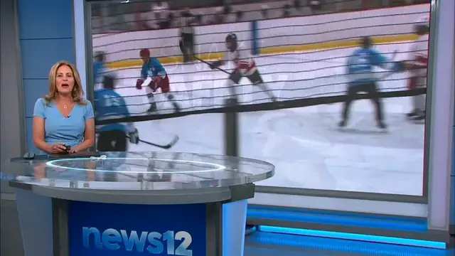 Video thumbnail for Long Island hockey players play 24-hour marathon match for local charities