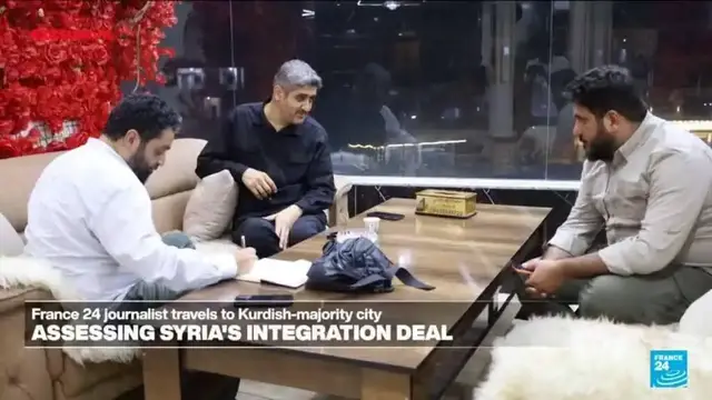 Video thumbnail for Exclusive: In Kobane, Syria's Kurdish-majority city, postwar integration processes get underway