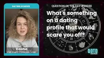 Video thumbnail for Dasha is not swiping right on a fisherman. There are plenty of other fish in the sea!