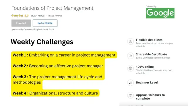 Video thumbnail for Foundations of project management coursera answers || theanswershome
