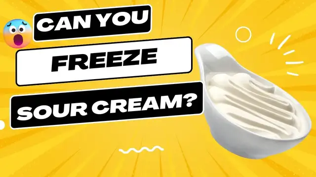 Video thumbnail for Can You Freeze Sour Cream? The SHOCKING Truth.