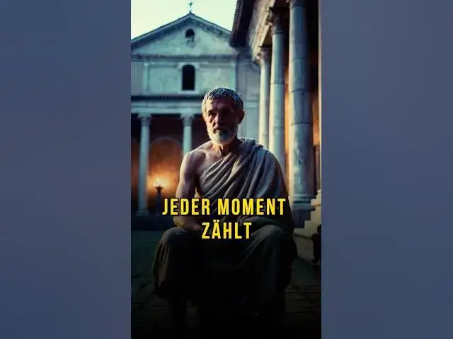 Video thumbnail for Lebe wie ein Stoiker – Weise & unerschütterlich!
