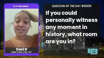 Video thumbnail for Deni is not throwing away her shot to visit Hamilton, Burr, Jefferson, and the Founding Fathers!