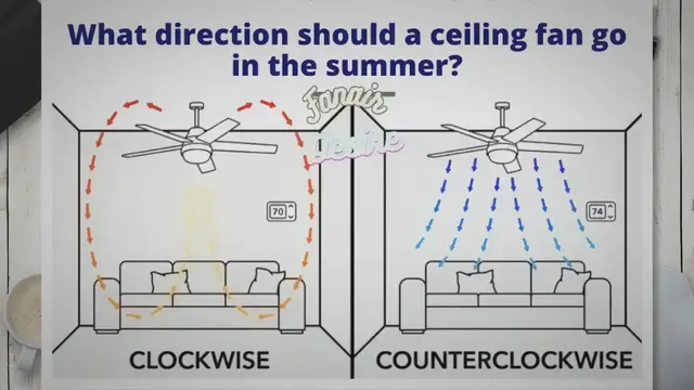 Video thumbnail for What Direction should a Ceiling Fan go in the Summer?