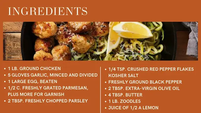 Video thumbnail for Low Carb Recipes With Meatballs