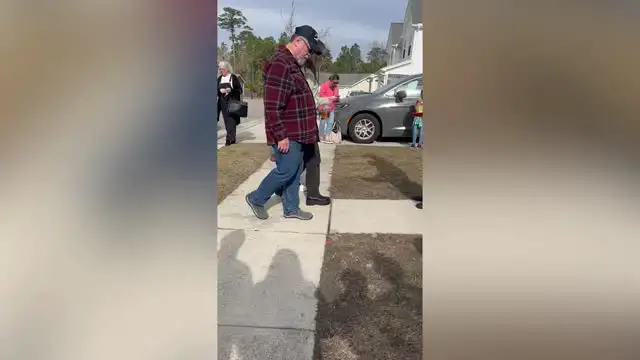 Video thumbnail for Marine Promotion Warrant Adoption Surprise For Stepdaughters | Happily TV