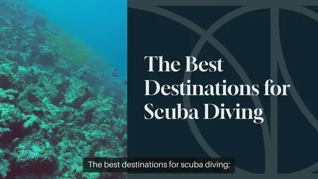 Video thumbnail for The best destinations for scuba diving
