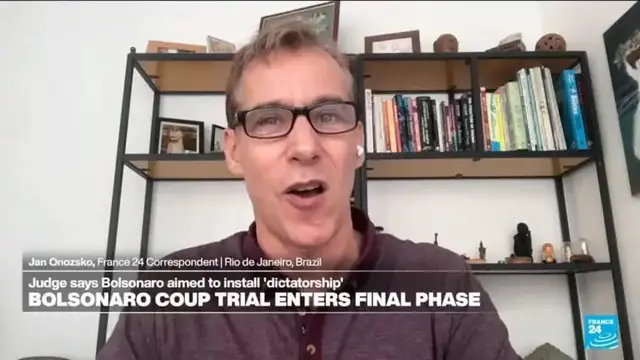 'Video thumbnail for Brazil: Deliberations underway in unprecedented trial of former President Bolsonaro'
