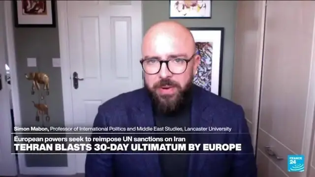 'Video thumbnail for UN sanctions on Iran: Tehran blasts 30-Day ultimatum by Europe'