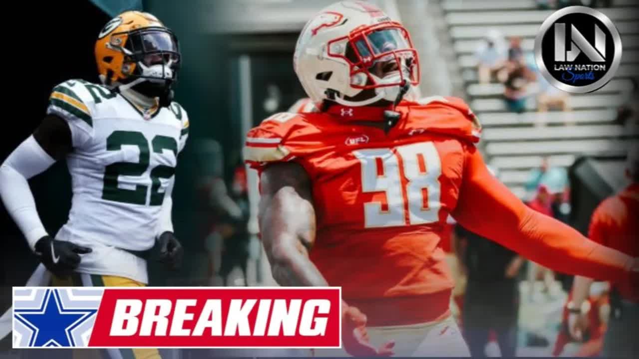 Video thumbnail for law nation sports: dallas cowboys sign usfl standout perrion winfrey & cornerback robert rochell