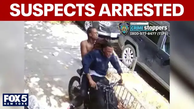 Video thumbnail for Suspects arrested after off-duty NYPD officer stabbed in Bronx
