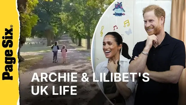 Video thumbnail for Meghan Markle gives rare look at Prince Archie and Princess Lilibet's life in the UK