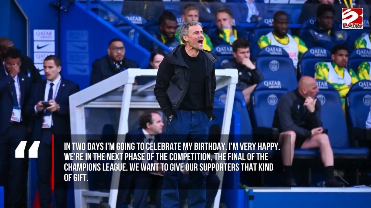 Video thumbnail for Luis Enrique: PSG have gifted fans with Champions League final