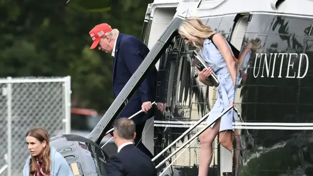 Video thumbnail for Natalie Harp’s personal letters to Trump surface as questions grow over her access to him