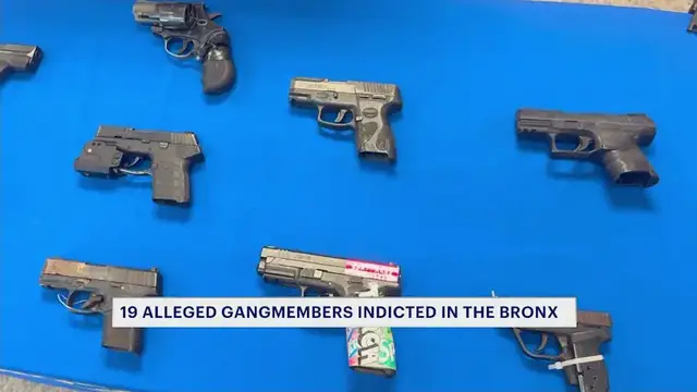 Video thumbnail for Nearly 20 alleged Bronx gang members indicted in South Bronx shooting investigations