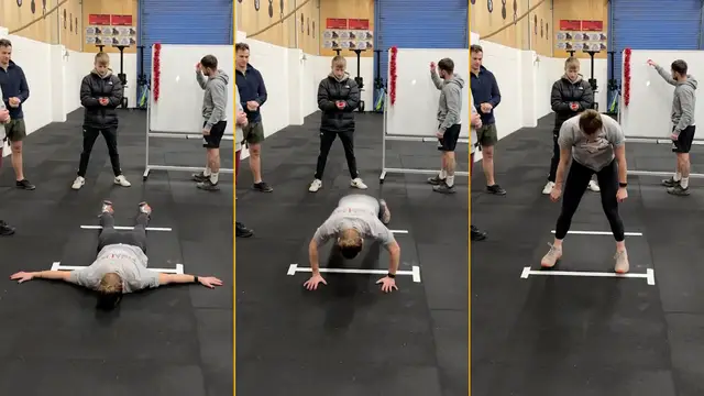 Video thumbnail for Most chest to ground burpees in one minute (female) - 28 by Caroline Cunningham