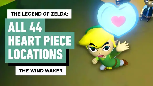 Video thumbnail for Zelda: The Wind Waker - All 44 Pieces of Heart Locations