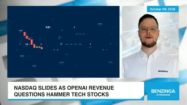 Video thumbnail for Nasdaq Falls On Tech Selloff