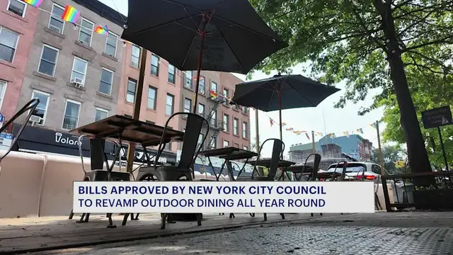 Video thumbnail for Here to stay: City Council votes to make outdoor dining year round