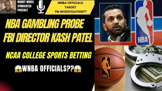 'Video thumbnail for money mike’s syndicated podcast: nba/wnba gambling scandal: fbi investigation, caitlin clark, and league integrity under'
