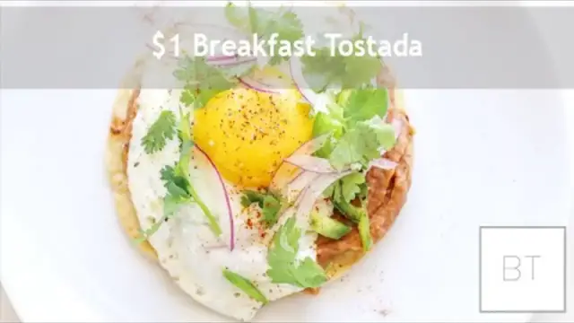'Video thumbnail for $1 Breakfast Tostada'