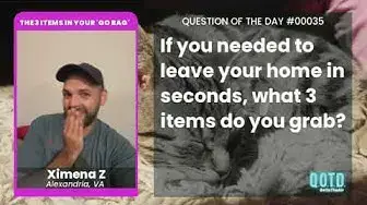 Video thumbnail for Ximena's go bag is naughty and nice! Santa's coming to town!