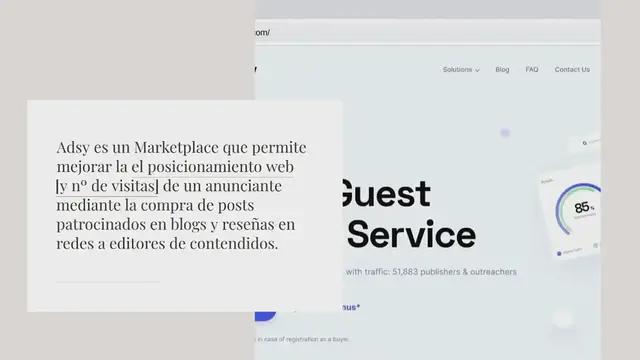 Video thumbnail for Vender post patrocinados en blogs y redes sociales con Adsy