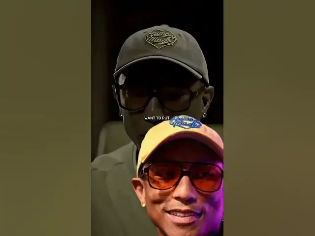 'Video thumbnail for 🌟 Pharrell Williams drops gems:Stop living for other people’s opinions. Be yourself.'