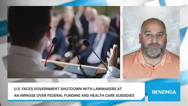 'Video thumbnail for U.S. Faces Government Shutdown With Lawmakers At An Impasse Over Federal Funding And Health Care Subsidies'