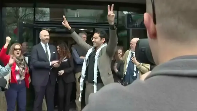 'Video thumbnail for Columbia University pro-Palestinian activist Mahdawi released'