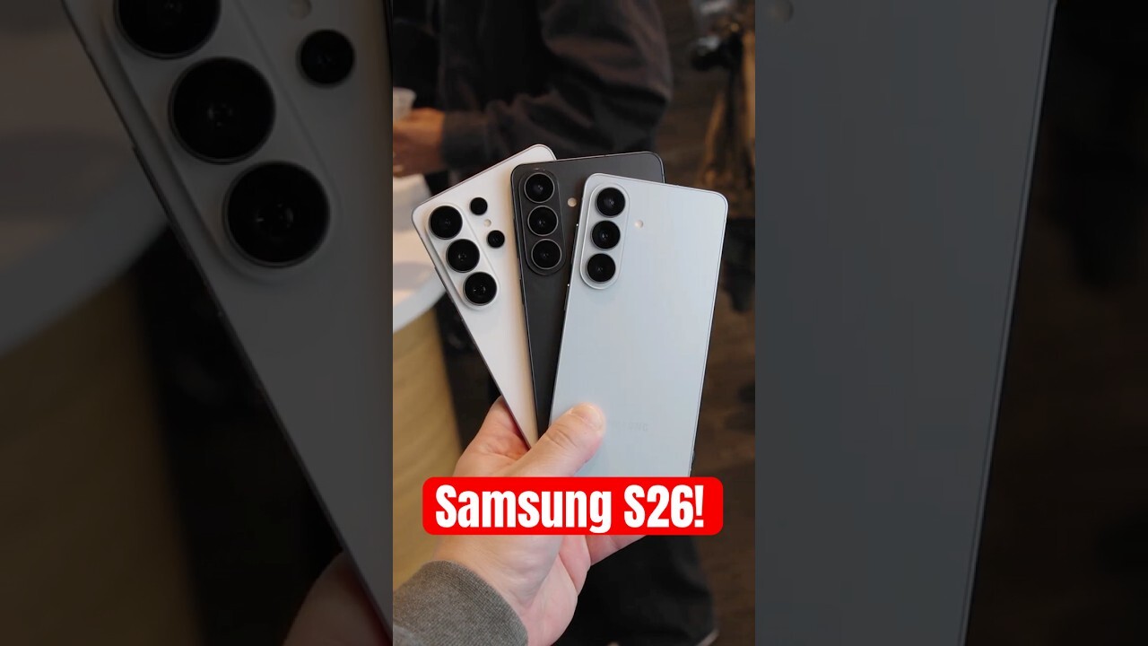 Video thumbnail for This is the new Samsung Galaxy S26!