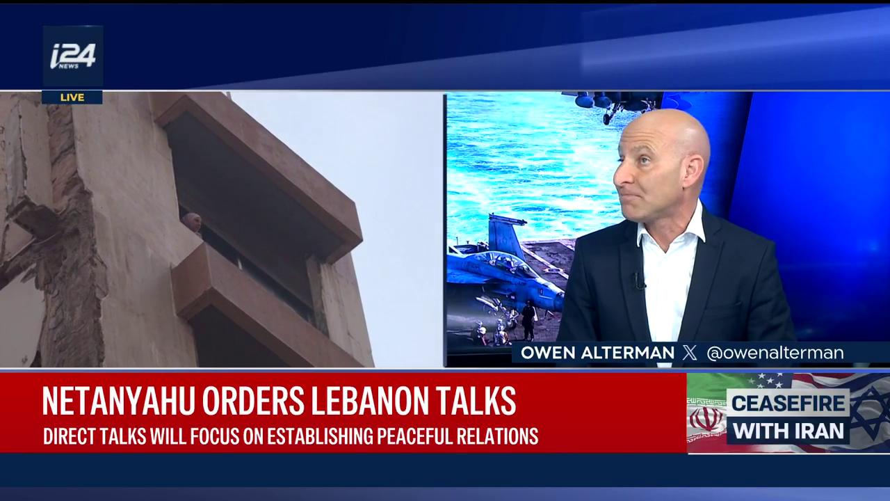 Video thumbnail for Netanyahu orders Lebanon talks focused on establishing relations