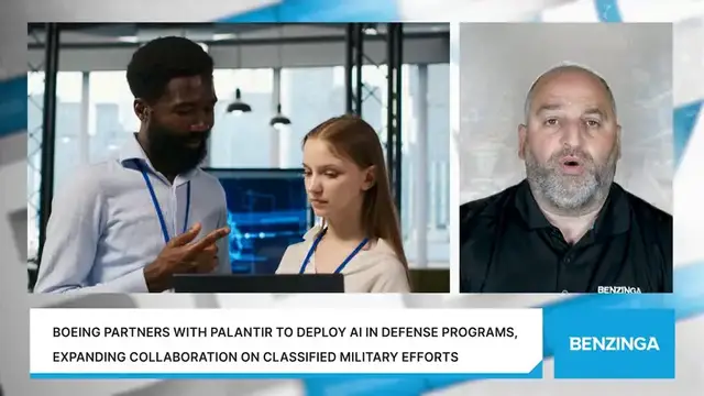 'Video thumbnail for Boeing Partners With Palantir To Deploy AI In Defense Programs, Expanding Collaboration On Classified Military Efforts'