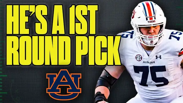 'Video thumbnail for a to z sports film room: connor lew | auburn center's 2026 nfl draft potential'