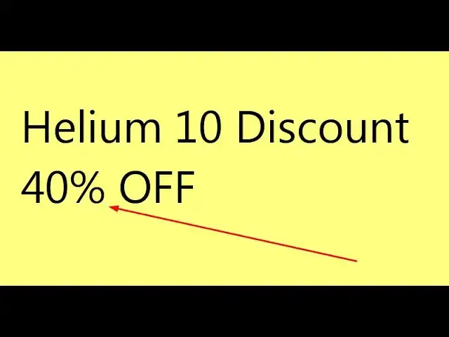 Video thumbnail for Helium 10 Discount 40% OFF